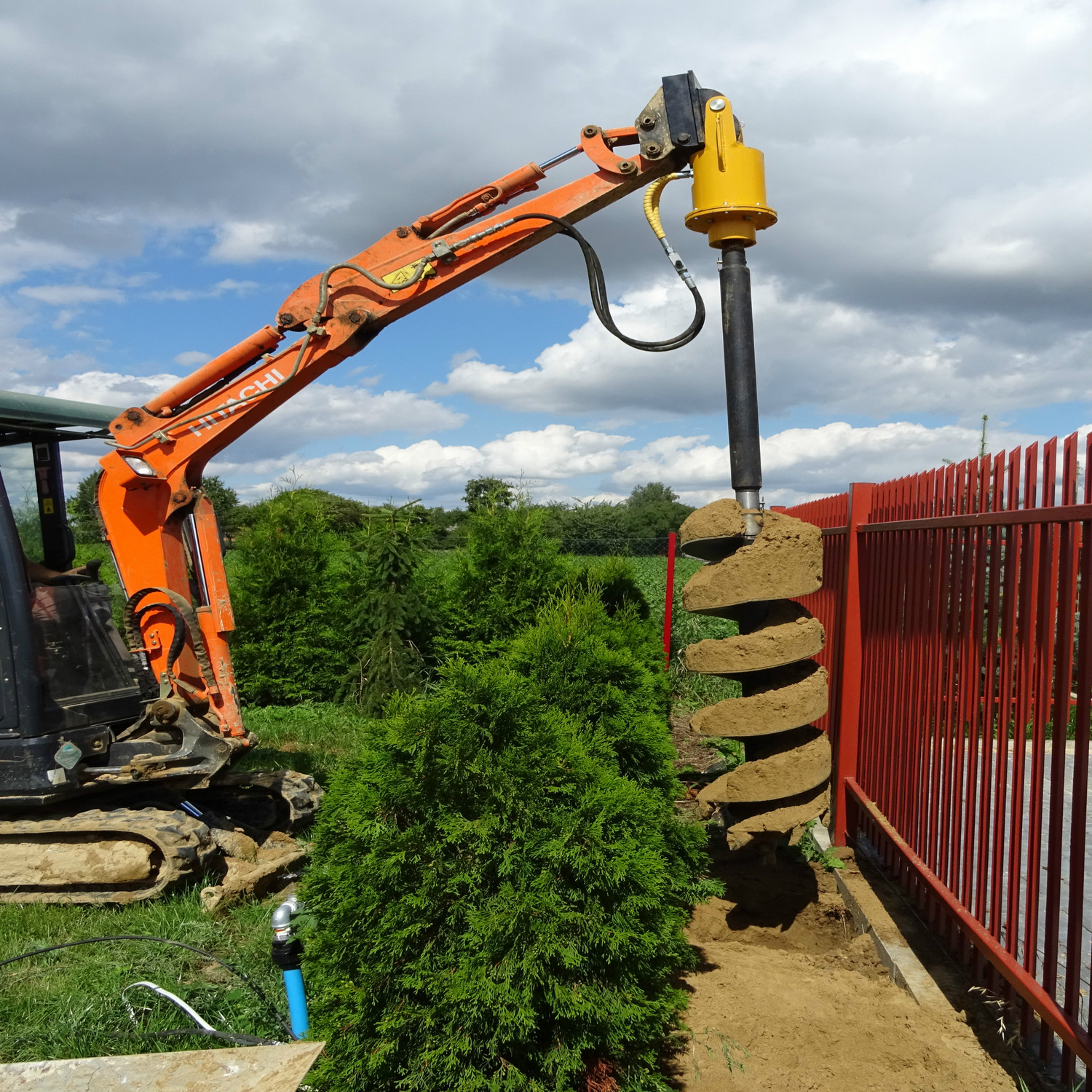 Vertical drilling rig for the WPK-4 excavator