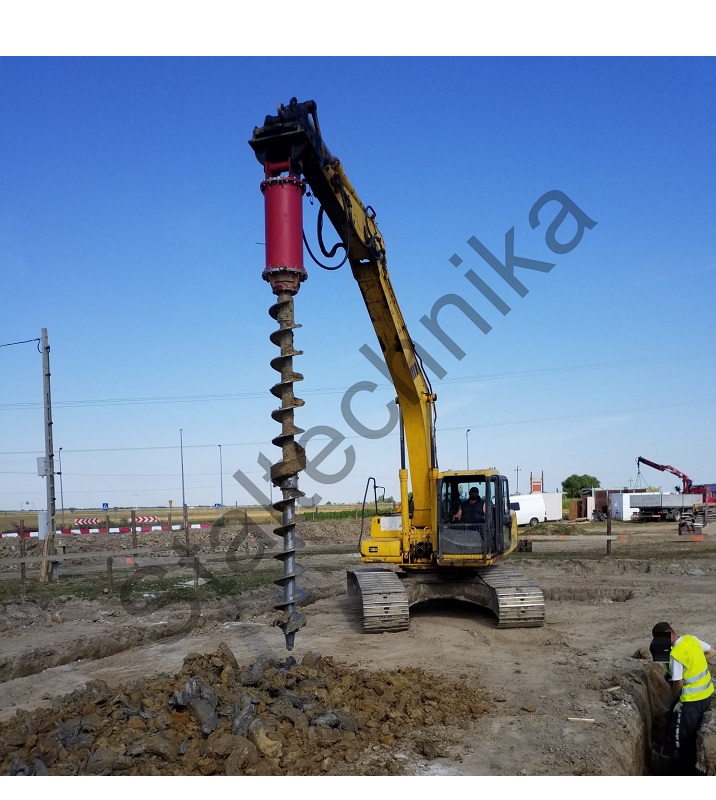 Vertical drilling rig for the WPK-50C CFA excavator