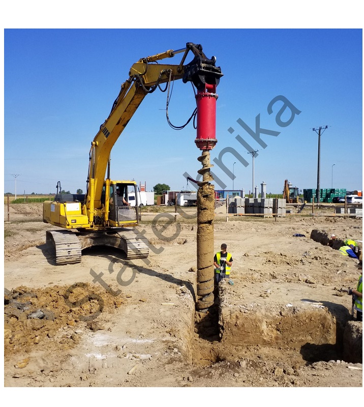 Vertical drilling rig for the WPK-50C CFA excavator