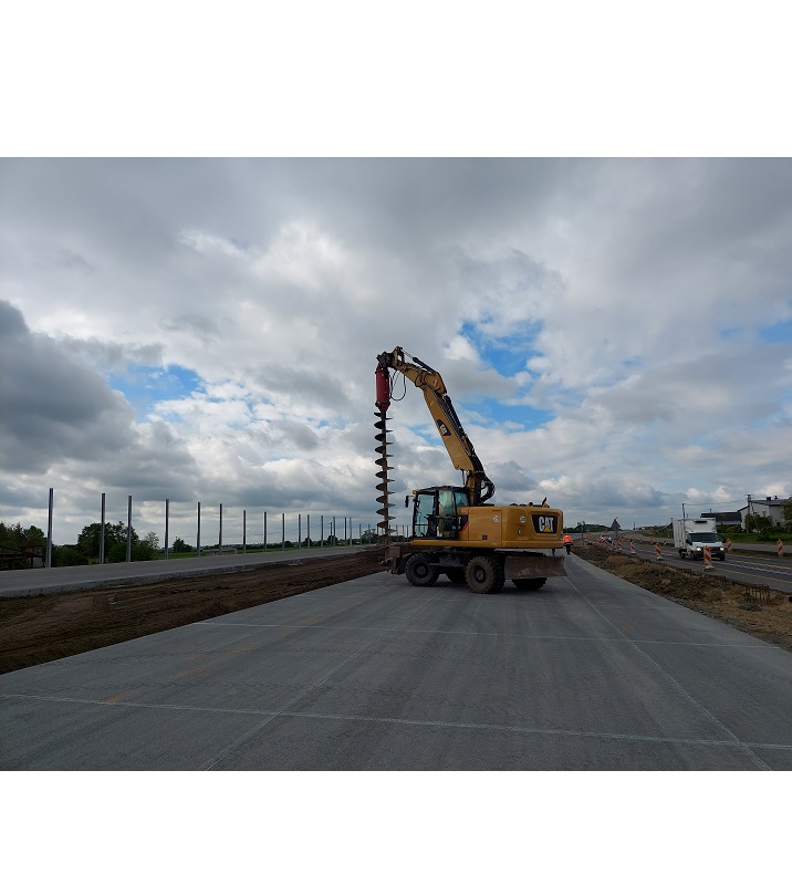 Vertical drilling rig for the WPK-50C CFA excavator