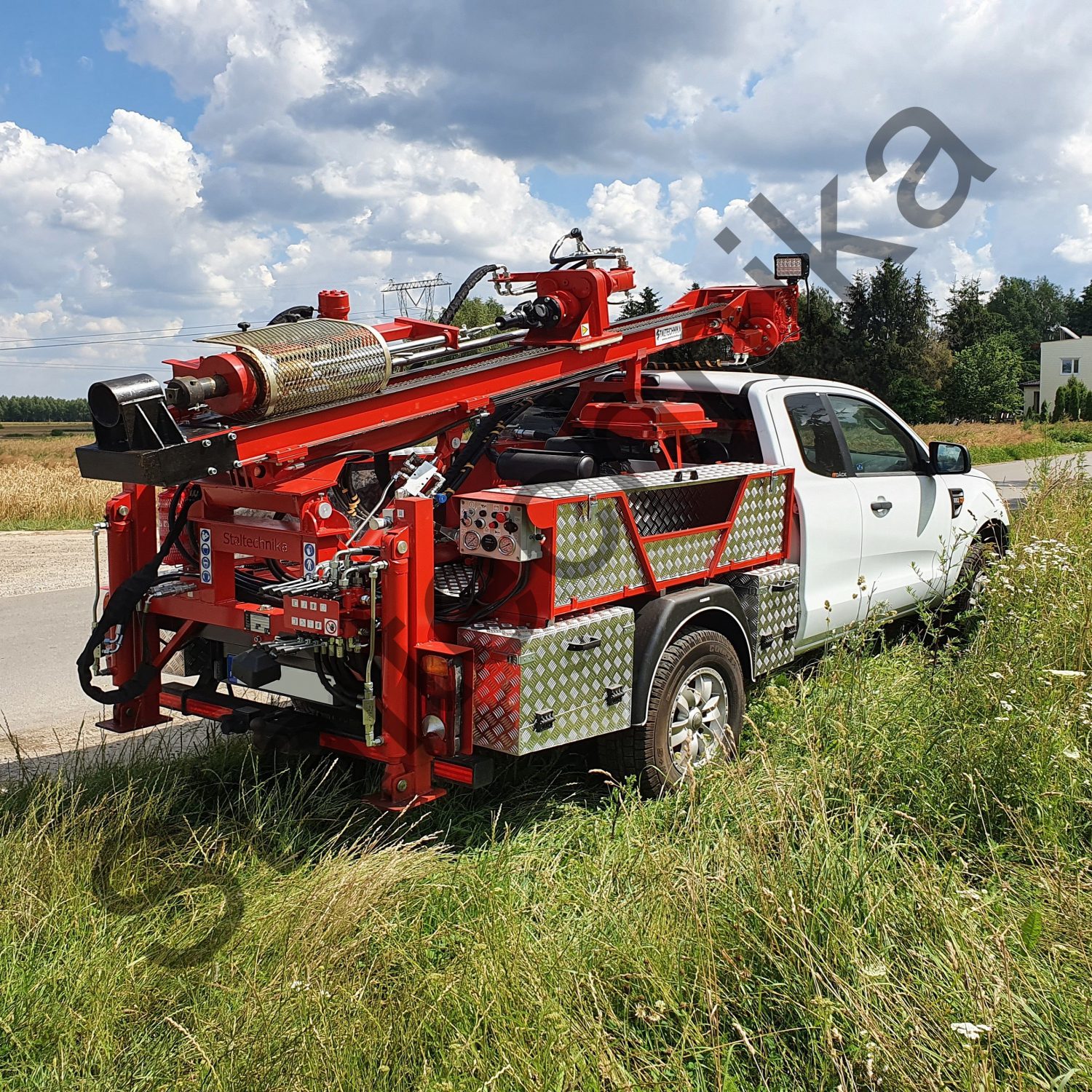 WSG-P/WSG-W/WSG-B – na samochodzie pick-up do 3,5 t