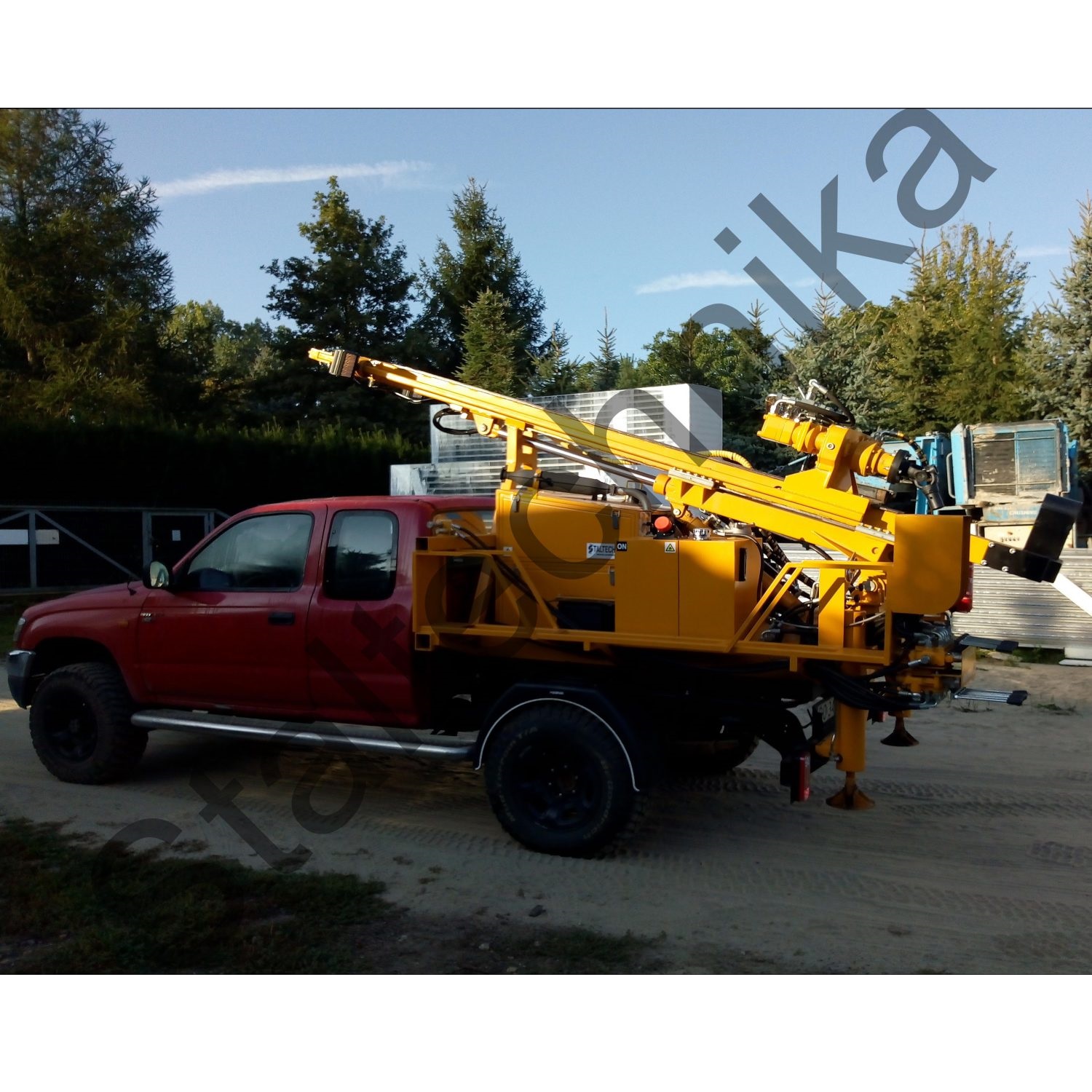 WSG-P/WSG-W/WSG-B – na samochodzie pick-up do 3,5 t