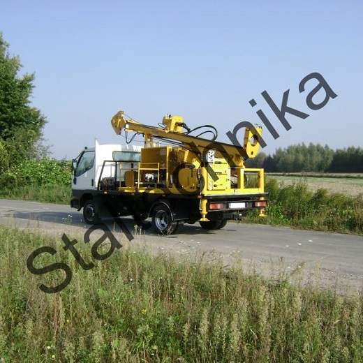 WPAD 220 na samochodzie ciężarowym - Wiertnica do studni głębinowych i pomp ciepła WPAD 220 na samochodzie ciężarowym