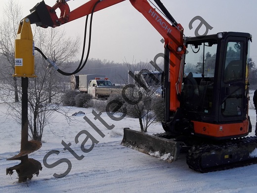 WPK-10 - Wiertnica pionowa do koparki WPK-10