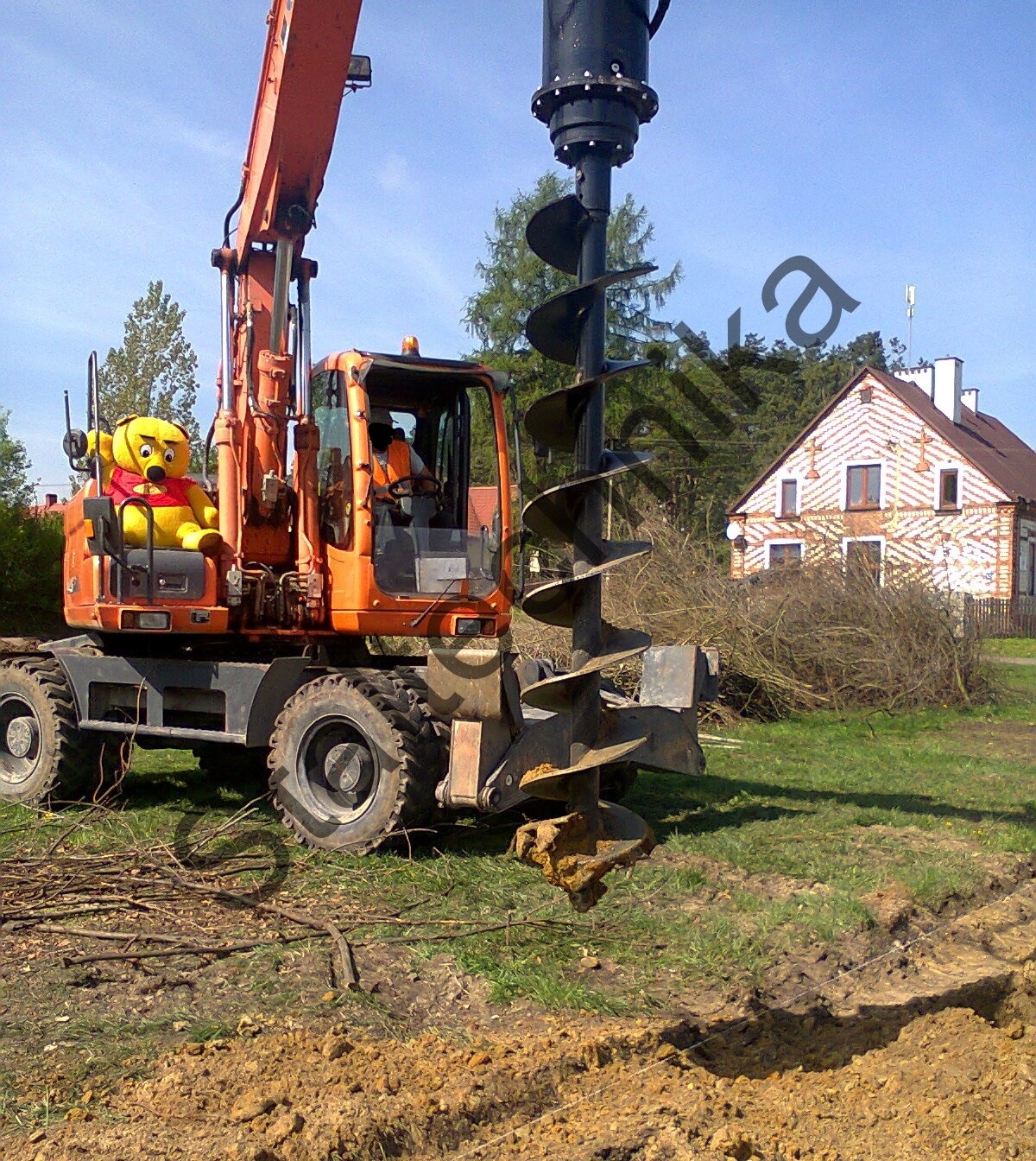 WPK-11 - Wiertnica pionowa do koparki WPK-11