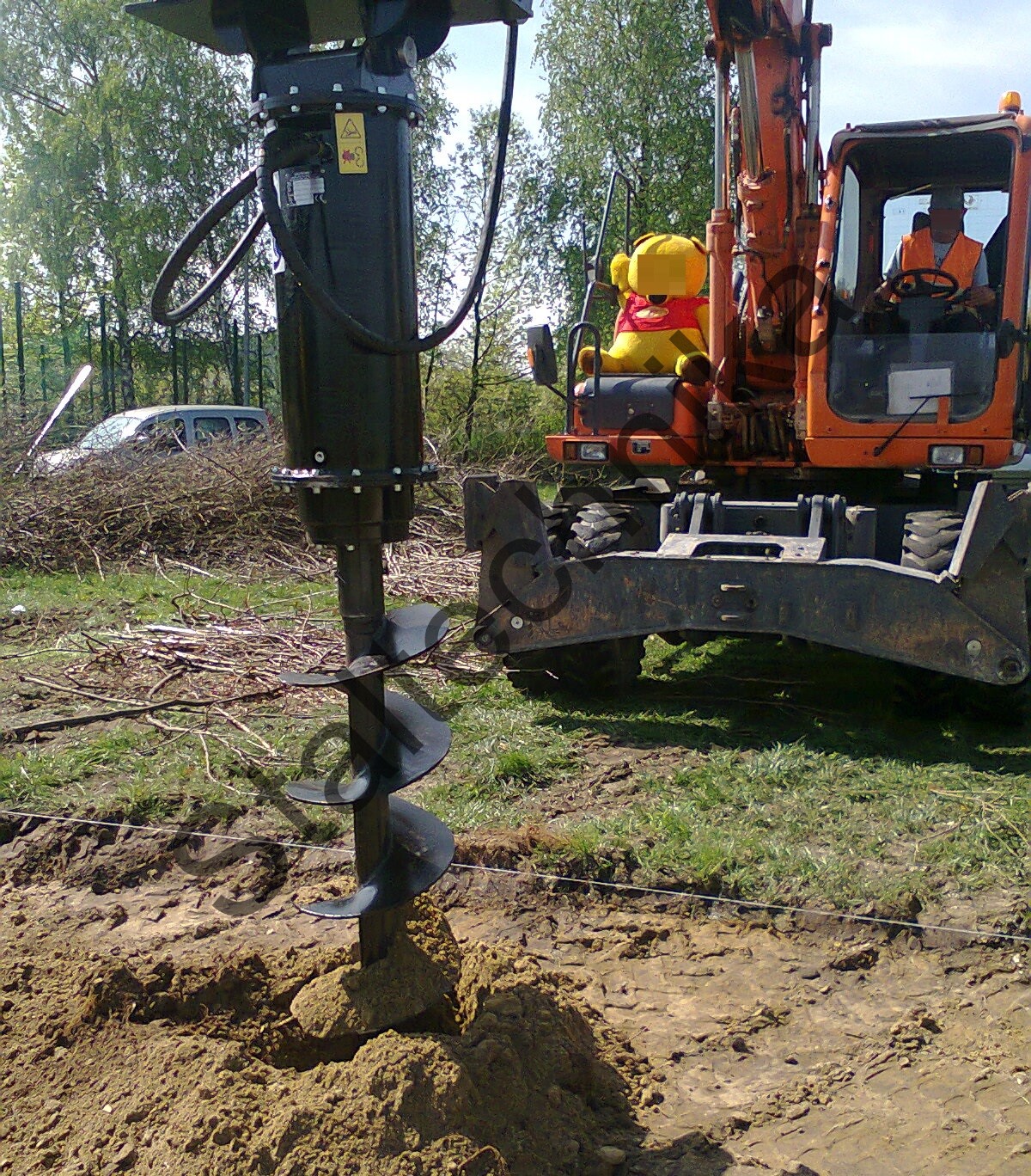 WPK-11 - Wiertnica pionowa do koparki WPK-11