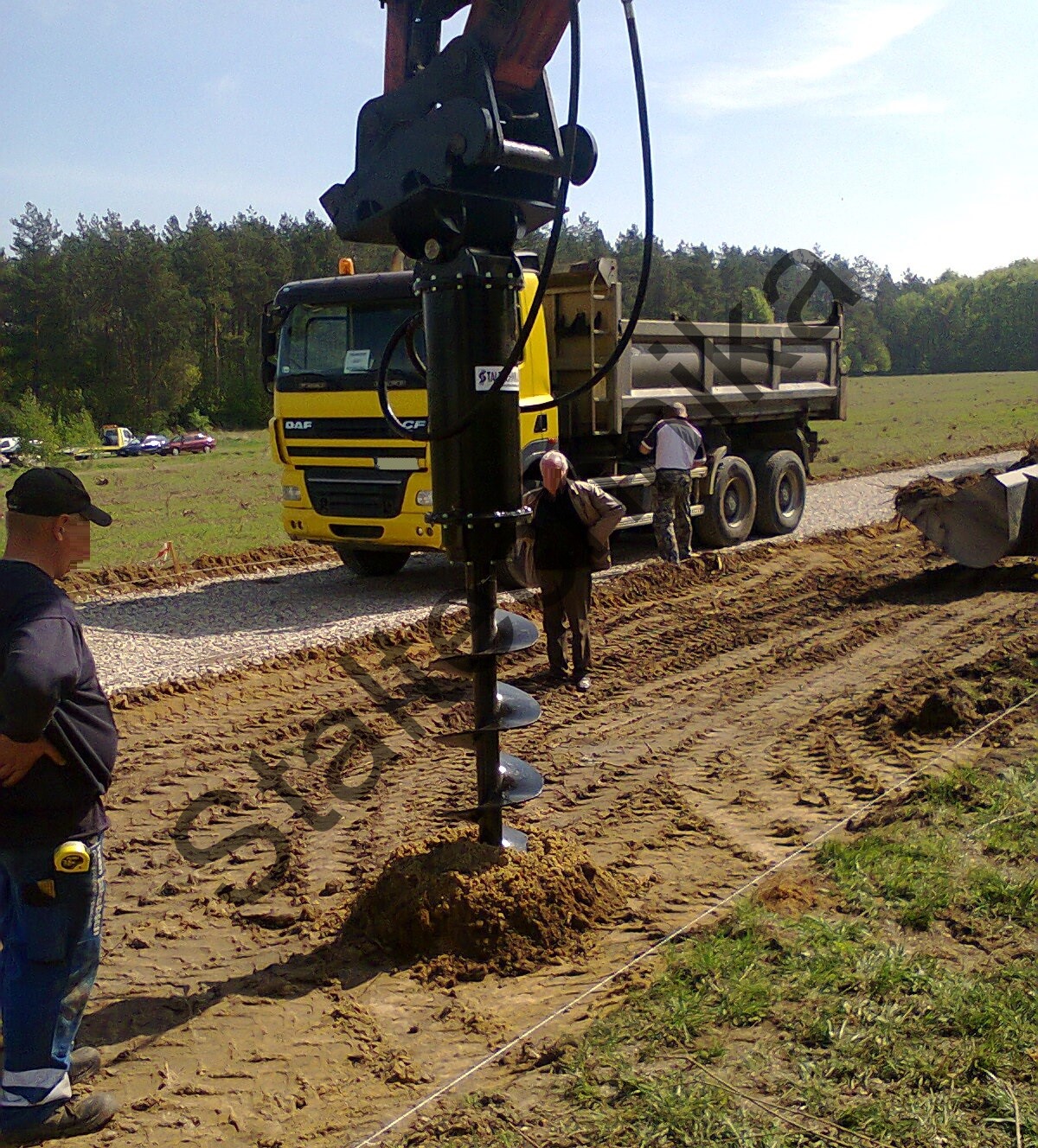 WPK-11 - Wiertnica pionowa do koparki WPK-11