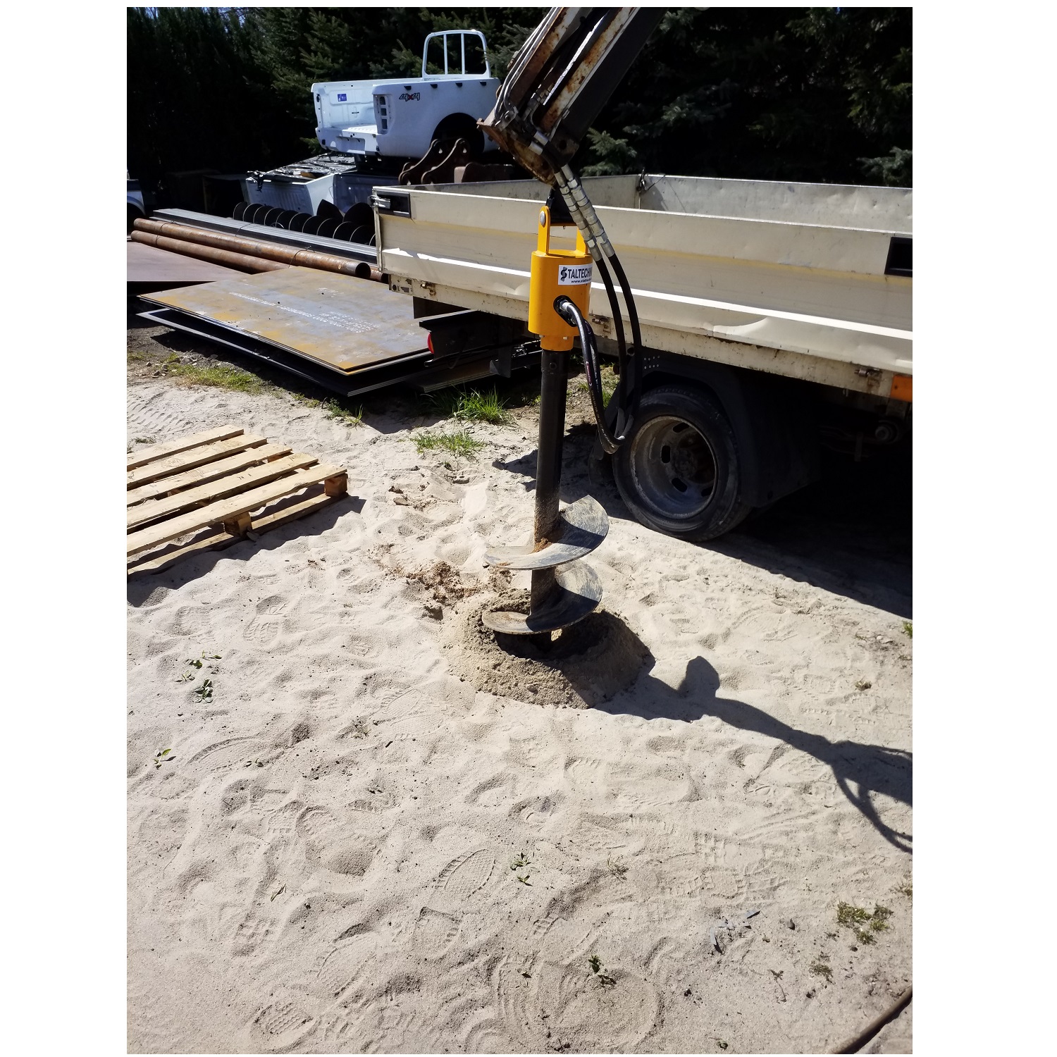 Wiertnica pionowa do koparki WPK-3