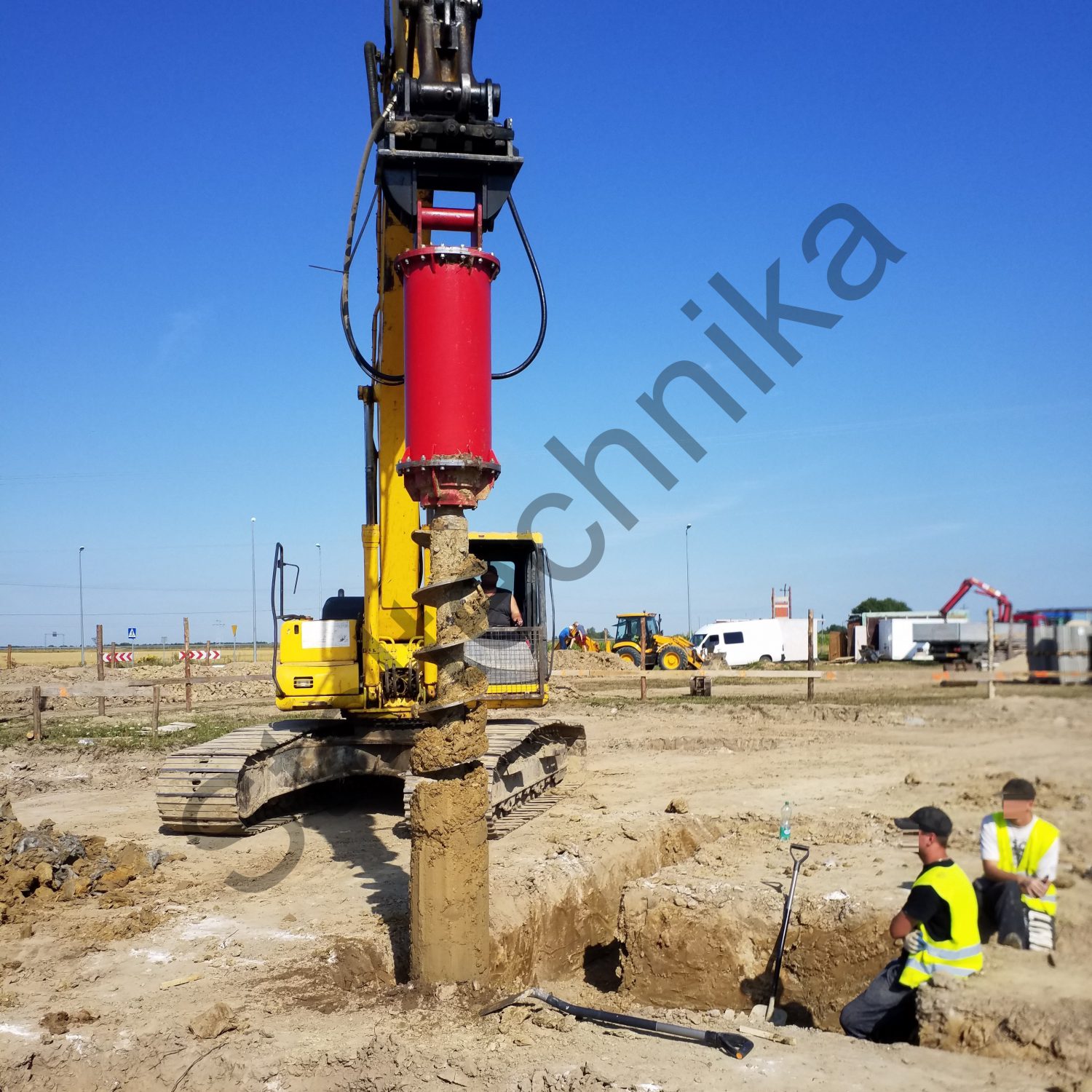 WPK-40 - Wiertnica pionowa do koparki WPK-40