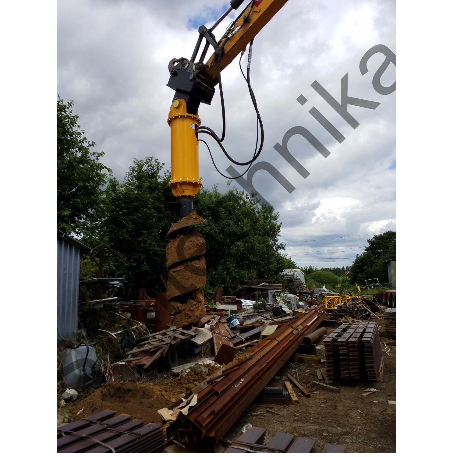 WPK-40 - Wiertnica pionowa do koparki WPK-40
