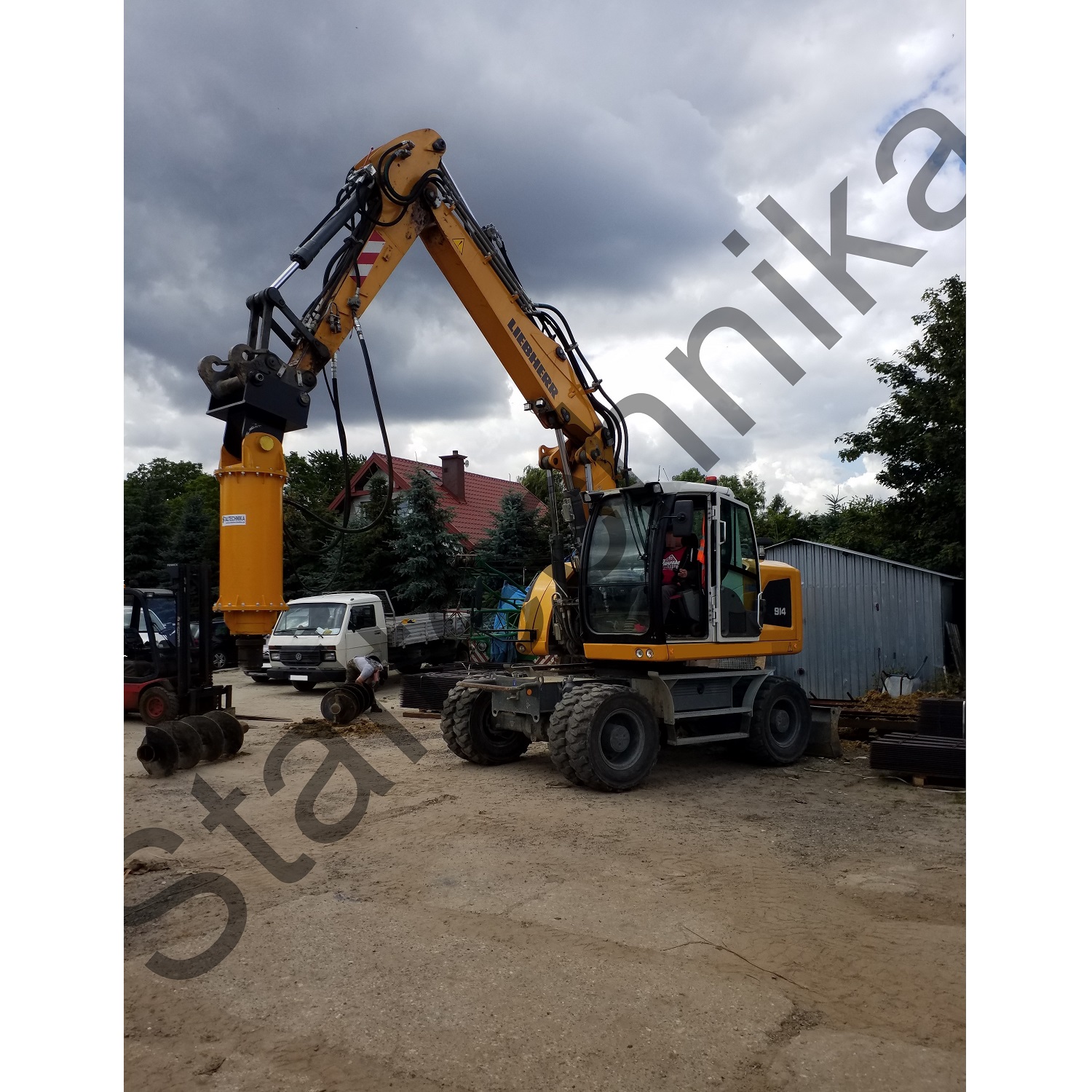 WPK-40 - Wiertnica pionowa do koparki WPK-40