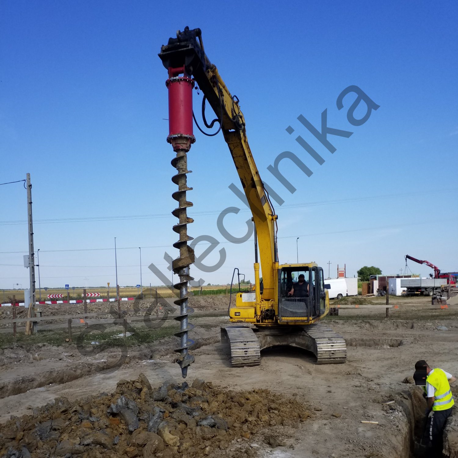 WPK-40 - Wiertnica pionowa do koparki WPK-40