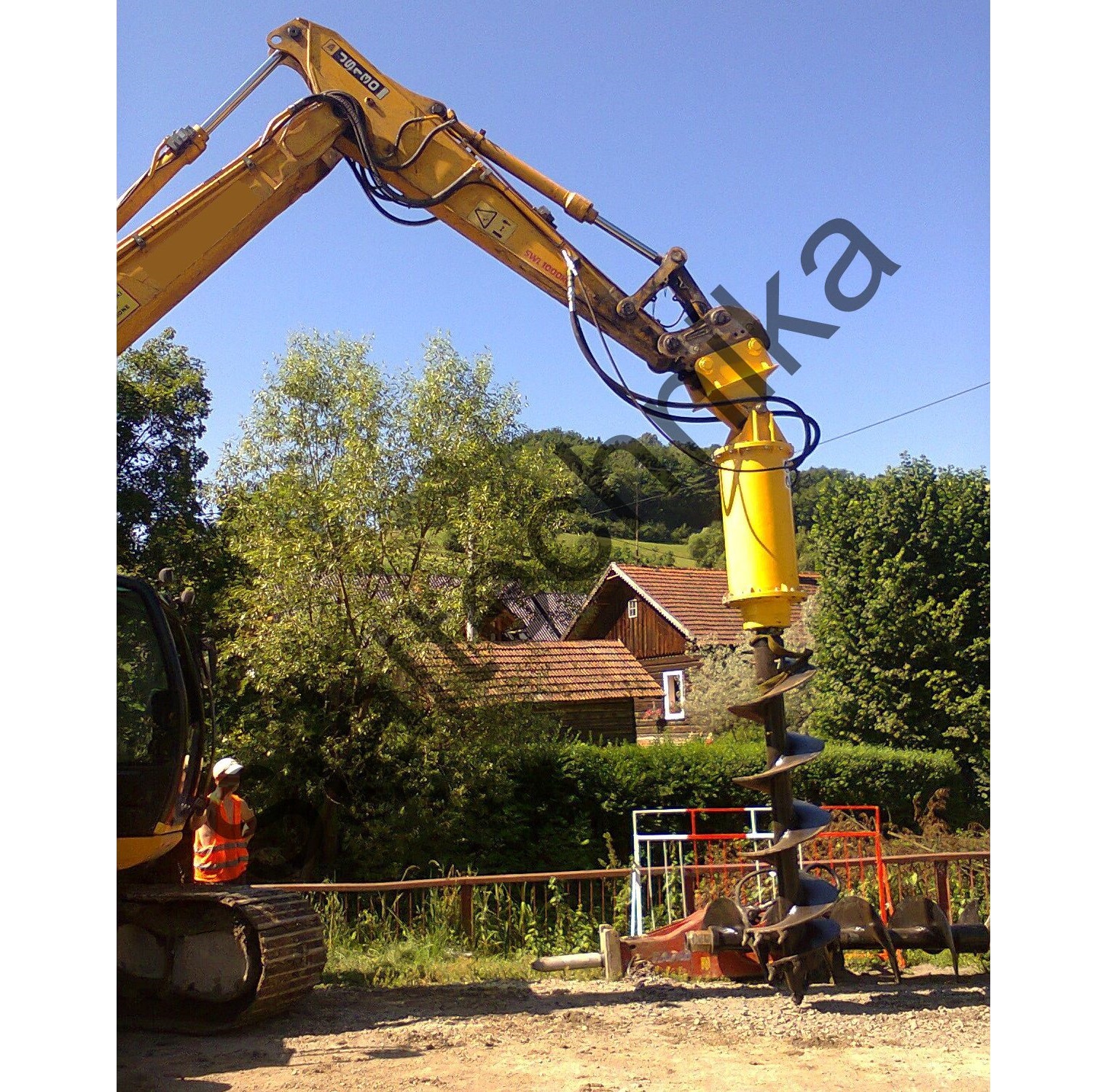 WPK-40 - Wiertnica pionowa do koparki WPK-40