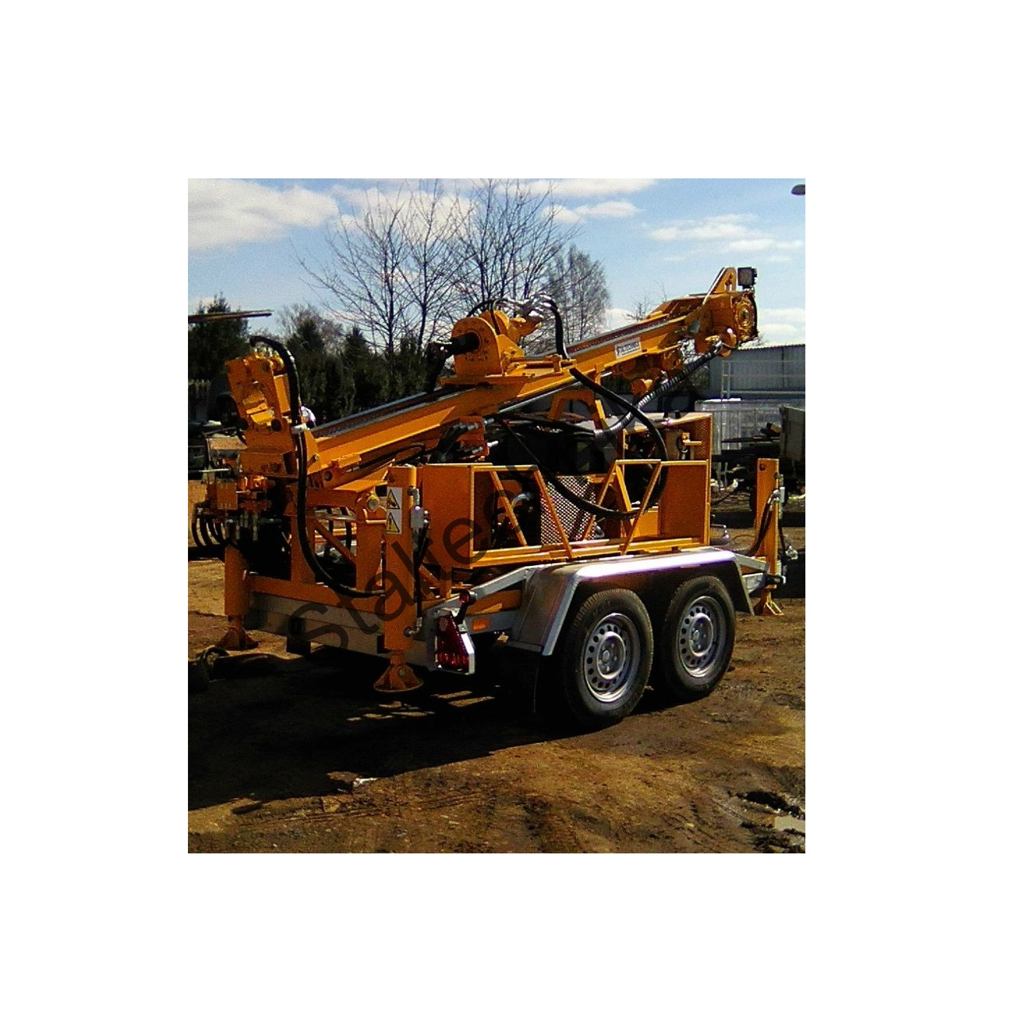 WGD-160 na przyczepie - Wiertnica geotechniczna WGD-160 na przyczepie