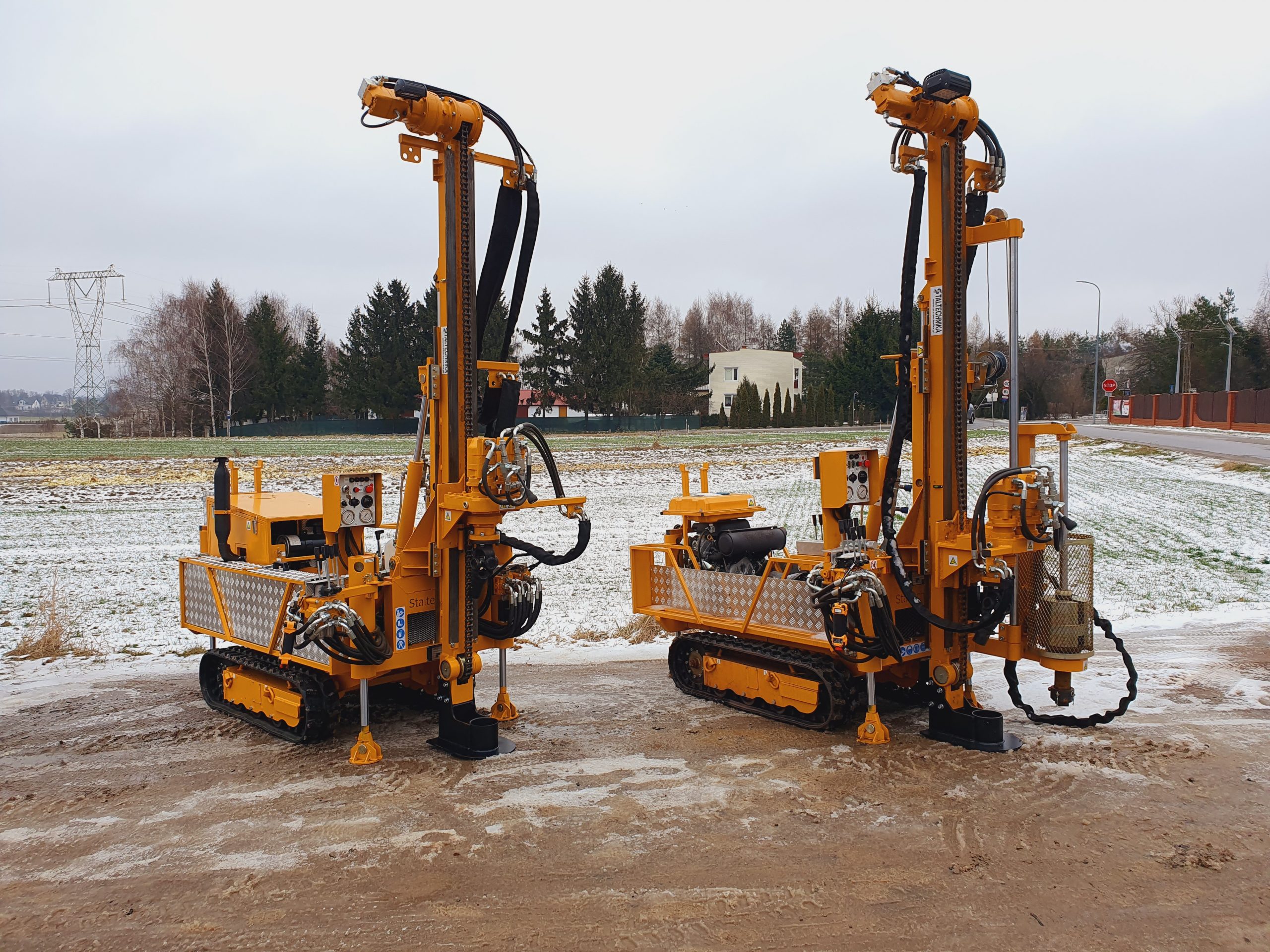 WGB Mini Geolog B na podwoziu gąsienicowym - Wiertnica geotechniczna WGB Mini Geolog B na podwoziu gąsienicowym