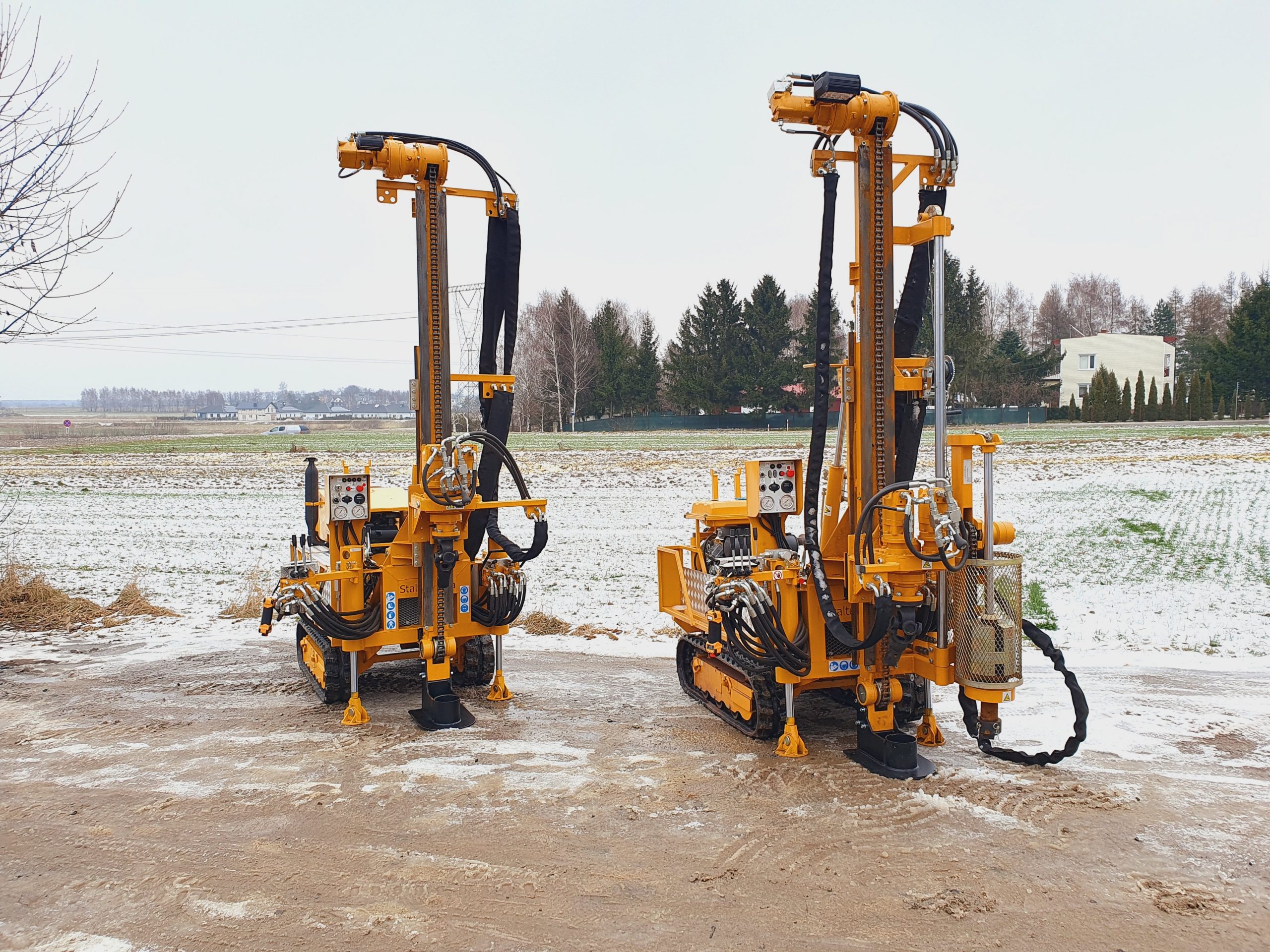 WGB Mini Geolog B na podwoziu gąsienicowym - Wiertnica geotechniczna WGB Mini Geolog B na podwoziu gąsienicowym