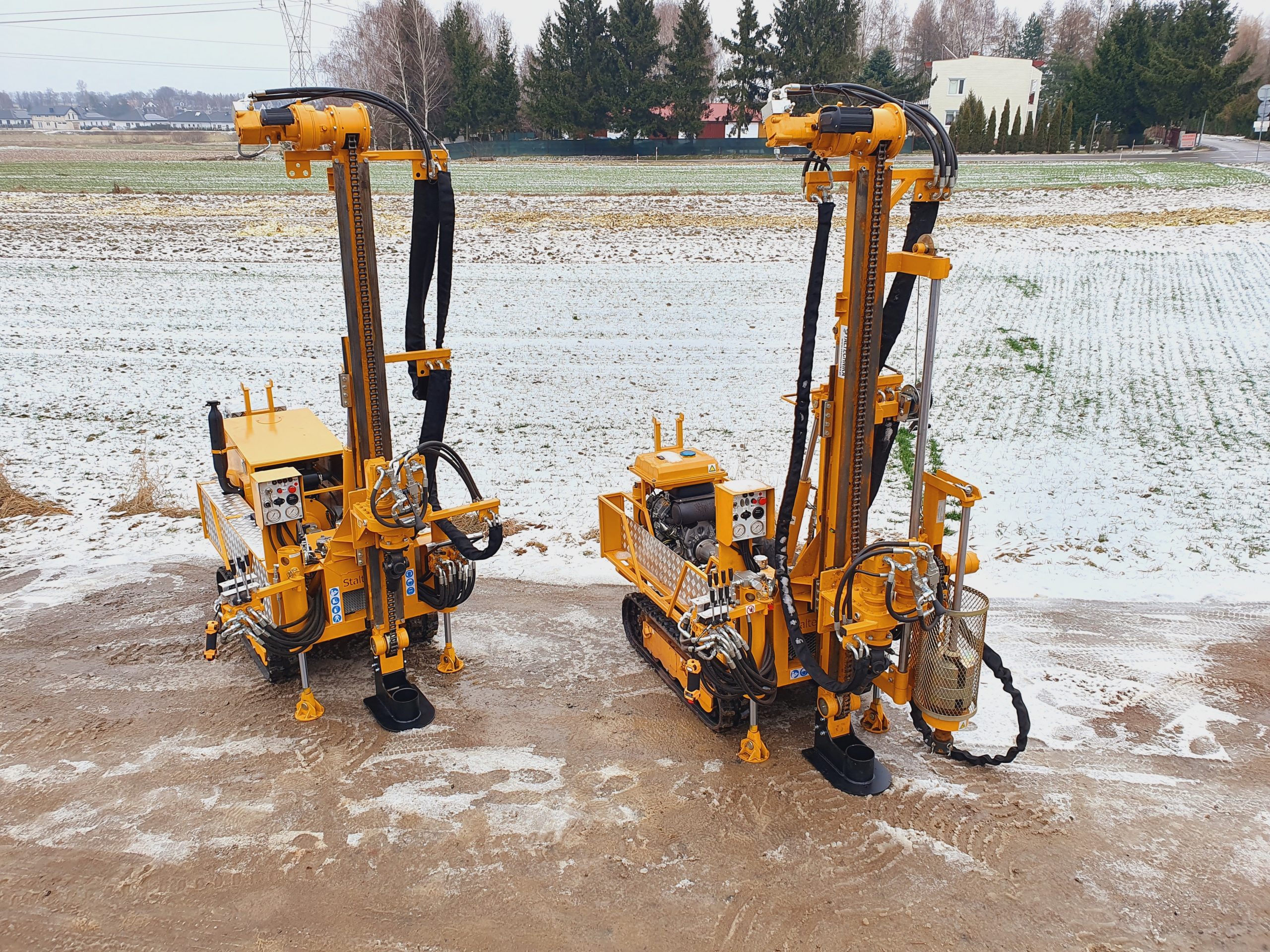 WGB Mini Geolog B na podwoziu gąsienicowym - Wiertnica geotechniczna WGB Mini Geolog B na podwoziu gąsienicowym