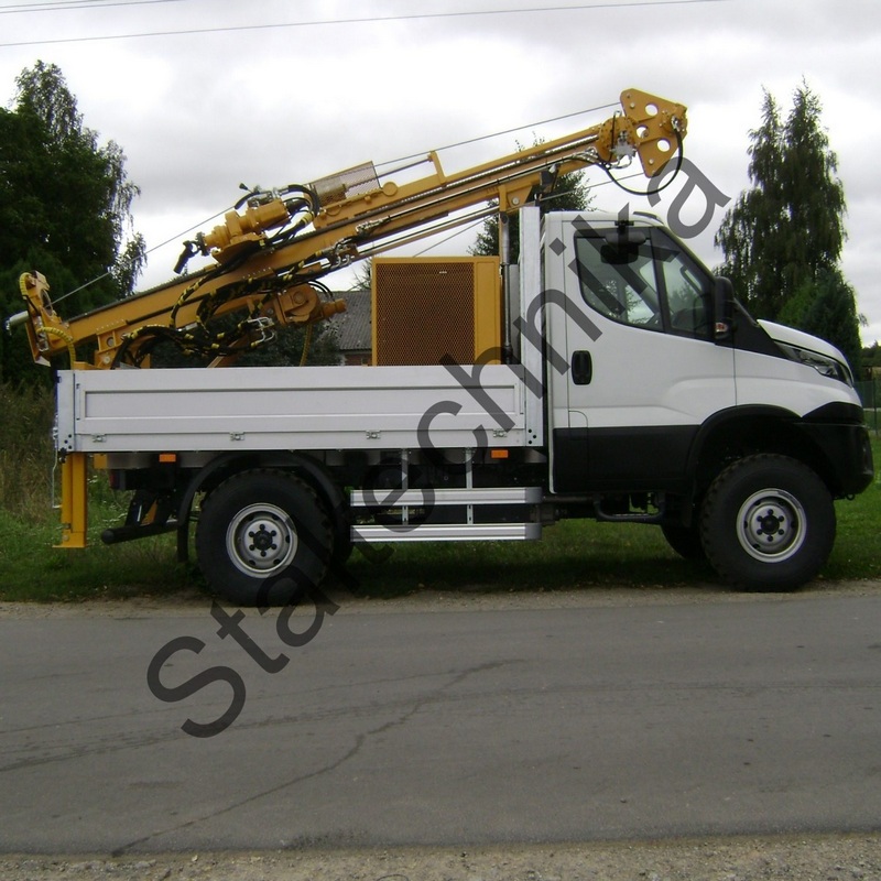 Wiertnice na samochodzie ciężarowym DMC>3,5 t - Wiertnice geotechniczne na samochodzie ciężarowym DMC>3,5 t