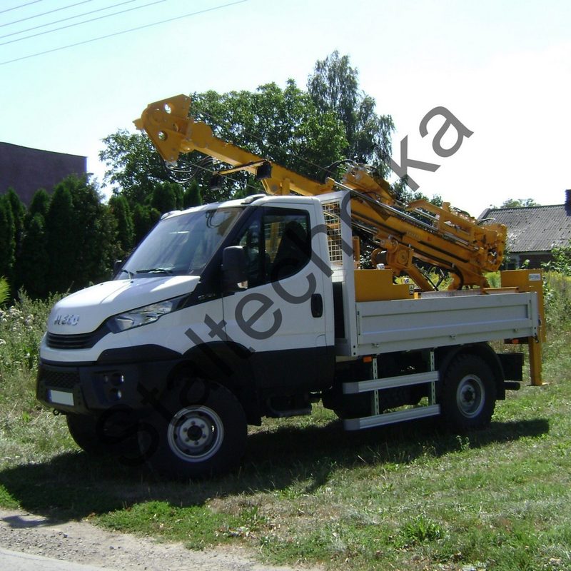 Wiertnice na samochodzie ciężarowym DMC>3,5 t - Wiertnice geotechniczne na samochodzie ciężarowym DMC>3,5 t