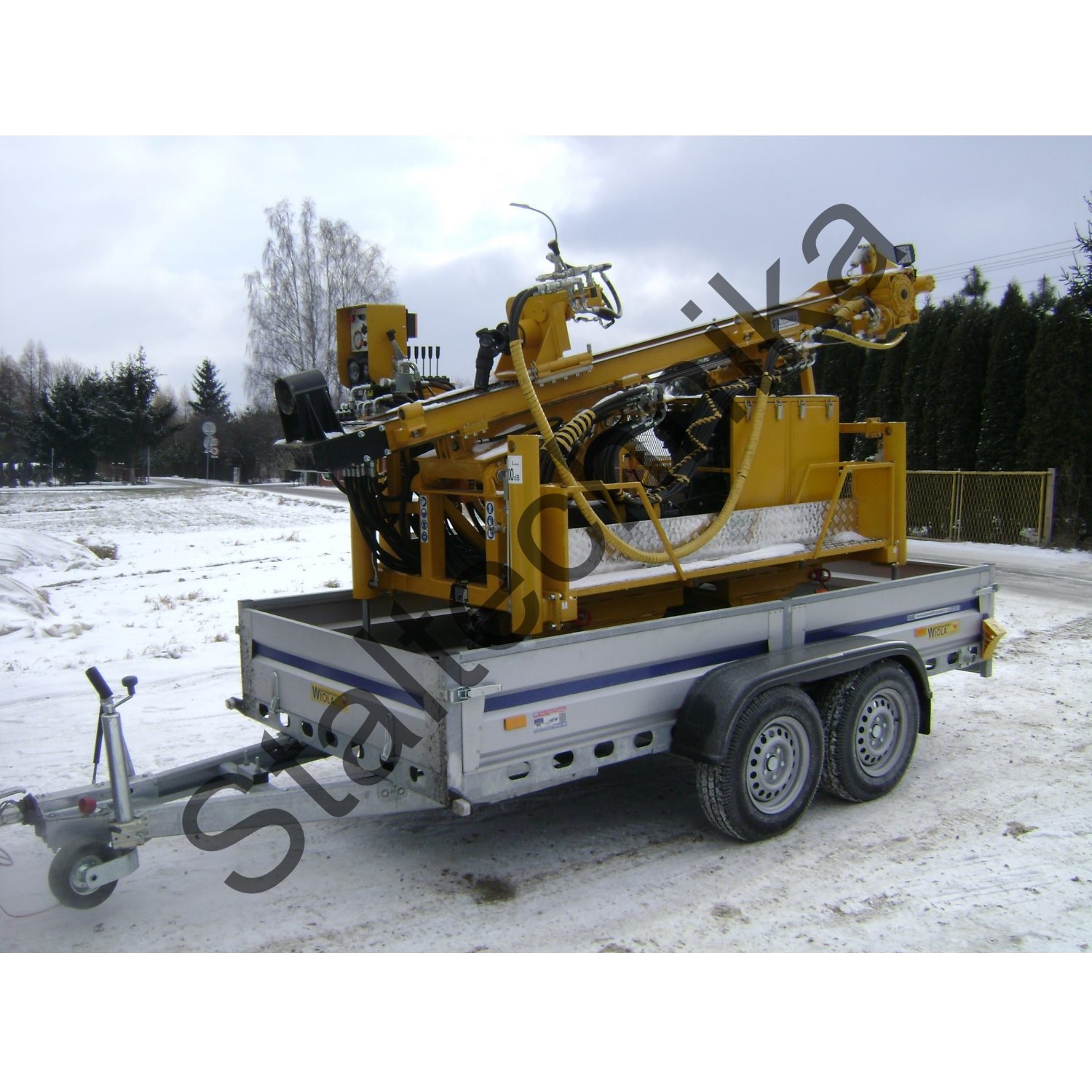 WGG-G na podwoziu gąsienicowym - Wiertnica geotechniczna WGG-G na podwoziu gąsienicowym