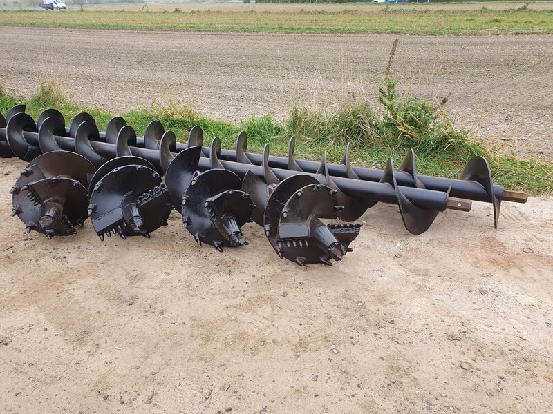 Świdry ślimakowe wiertnicze